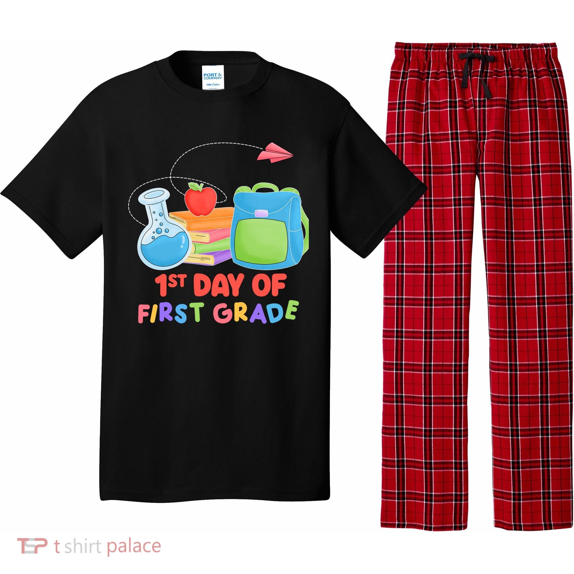 1st Day Of First Grade Cute Back To School Pajama Set