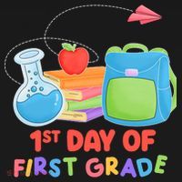 1st Day Of First Grade Cute Back To School Women's Hoodie thumb 2