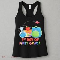 1st Day Of First Grade Cute Back To School Women's Tank Top thumb 3