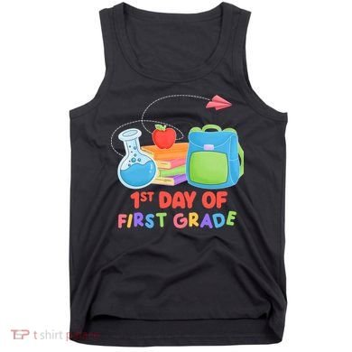 1st Day Of First Grade Cute Back To School Tank Top