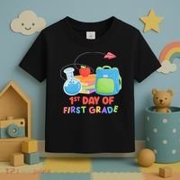 1st Day Of First Grade Cute Back To School Toddler T-Shirt thumb 3