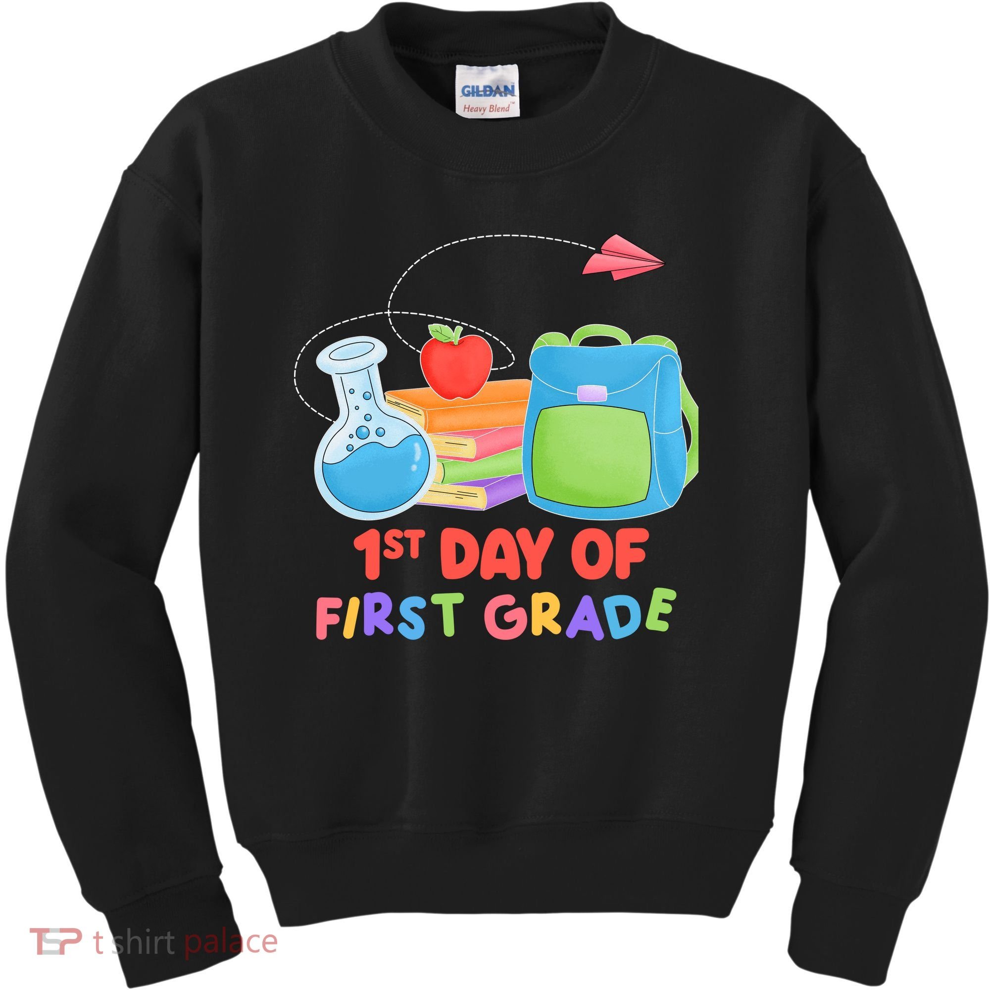 1st Day Of First Grade Cute Back To School Kids Sweatshirt