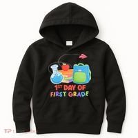 1st Day Of First Grade Cute Back To School Kids Hoodie thumb 0