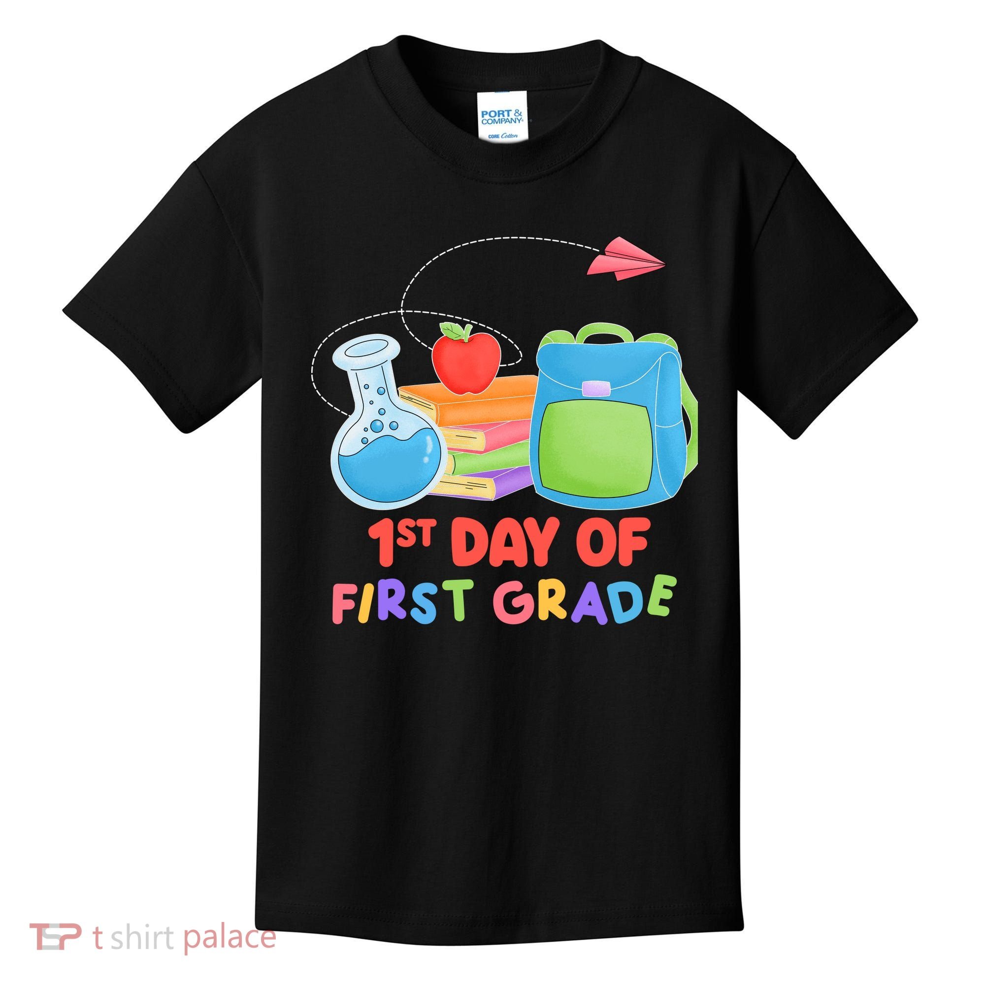1st Day Of First Grade Cute Back To School Kids T-Shirt