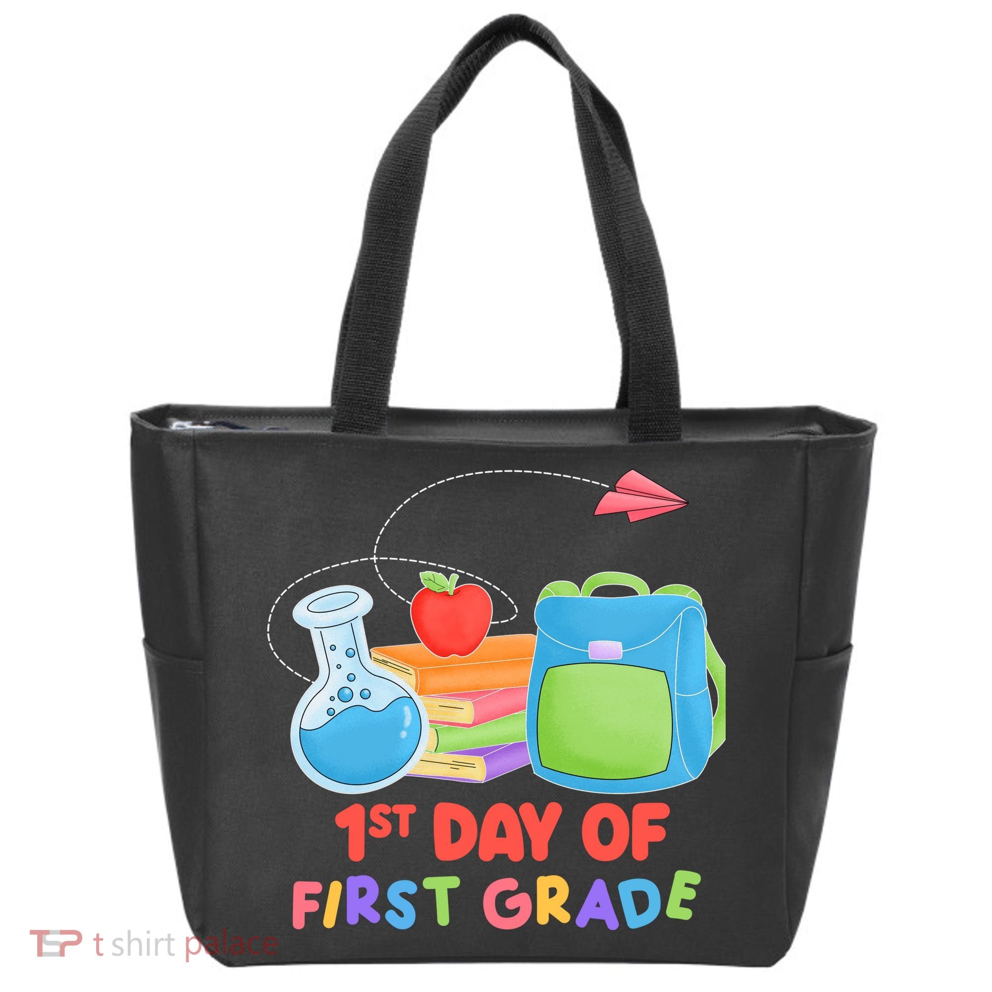 1st Day Of First Grade Cute Back To School Tote Bag