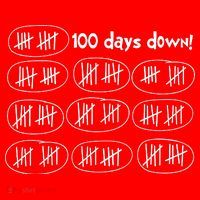 100 Days Of School 100th Day Of School Celebration Santa Hat thumb 1