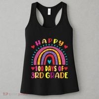 100 Day Of Third 3rd Grade Rainbow 100th Teacher Women's Tank Top thumb 3