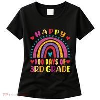 100 Day Of Third 3rd Grade Rainbow 100th Teacher Women's T-Shirt thumb 0