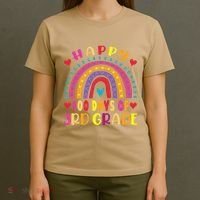 100 Day Of Third 3rd Grade Rainbow 100th Teacher T-Shirt thumb 4