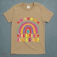 100 Day Of Third 3rd Grade Rainbow 100th Teacher T-Shirt thumb 5