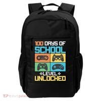 100 Days Of School Level Unlocked Video Game Fan Backpack thumb 0