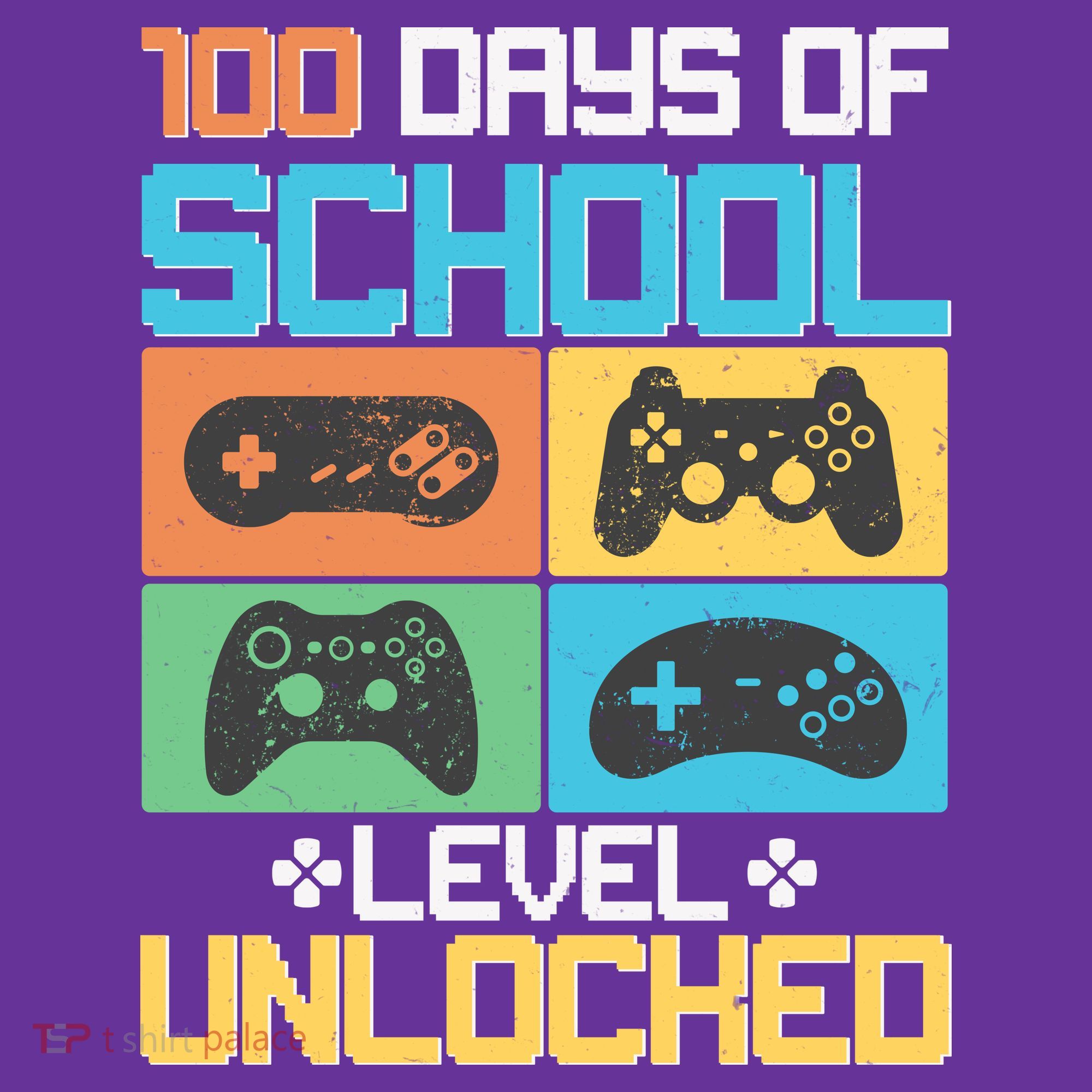 100 Days Of School Level Unlocked Video Game Fan Mousepad