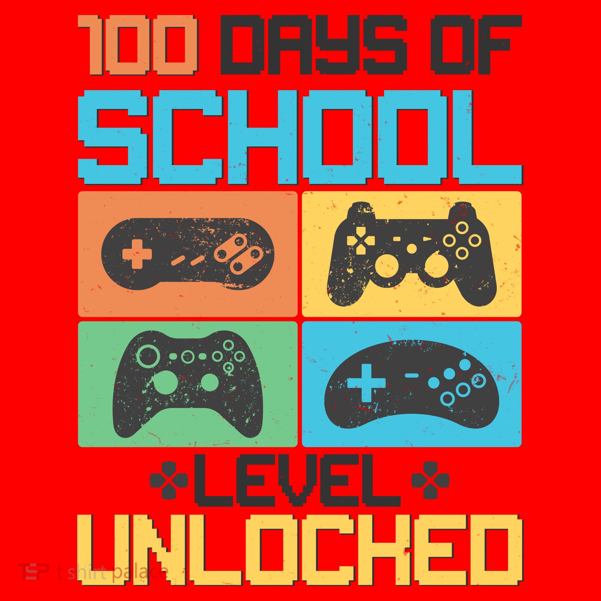 100 Days Of School Level Unlocked Video Game Fan Santa Hat