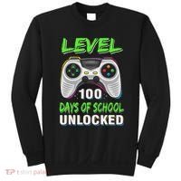 100th Day Of School Video Games Boy Gift Gamer Sweatshirt thumb 0