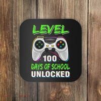 100th Day Of School Video Games Boy Gift Gamer Coaster thumb 0