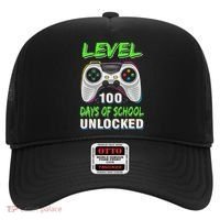 100th Day Of School Video Games Boy Gift Gamer Hat thumb 0