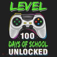 100th Day Of School Video Games Boy Gift Gamer Hat thumb 2