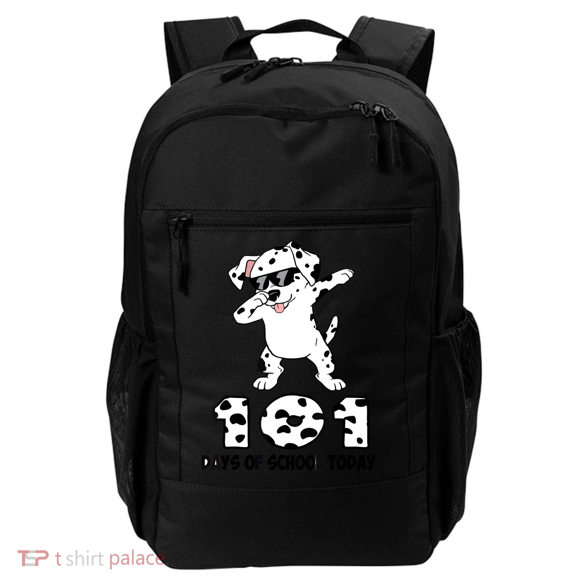 101 Days Of School Dabbing Dalmation Dog Teachers Backpack