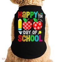 100th Day Of School Teachers Costume 100 Days Students Gift Doggie Tank thumb 0
