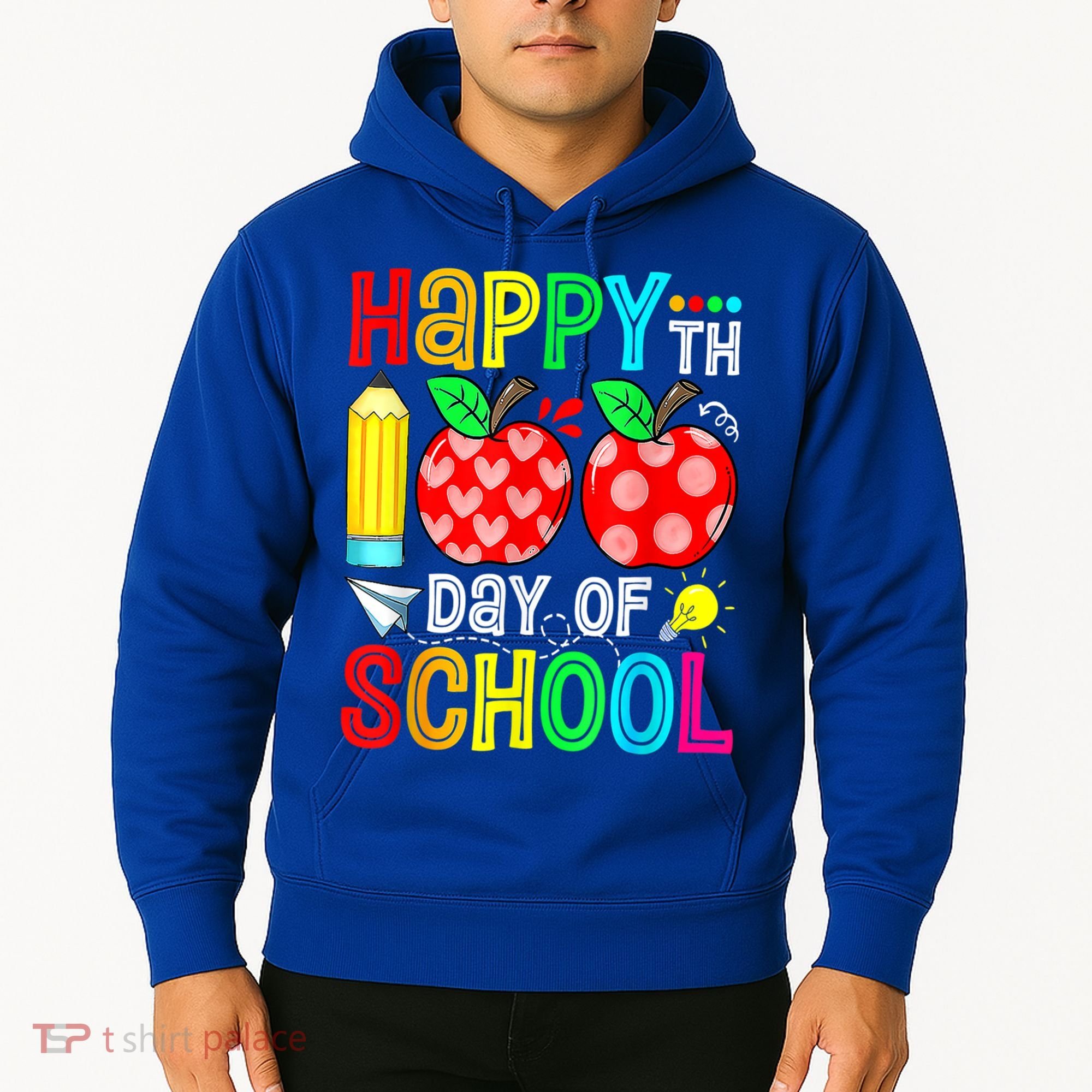 100th Day Of School Teachers Costume 100 Days Students Gift Hoodie
