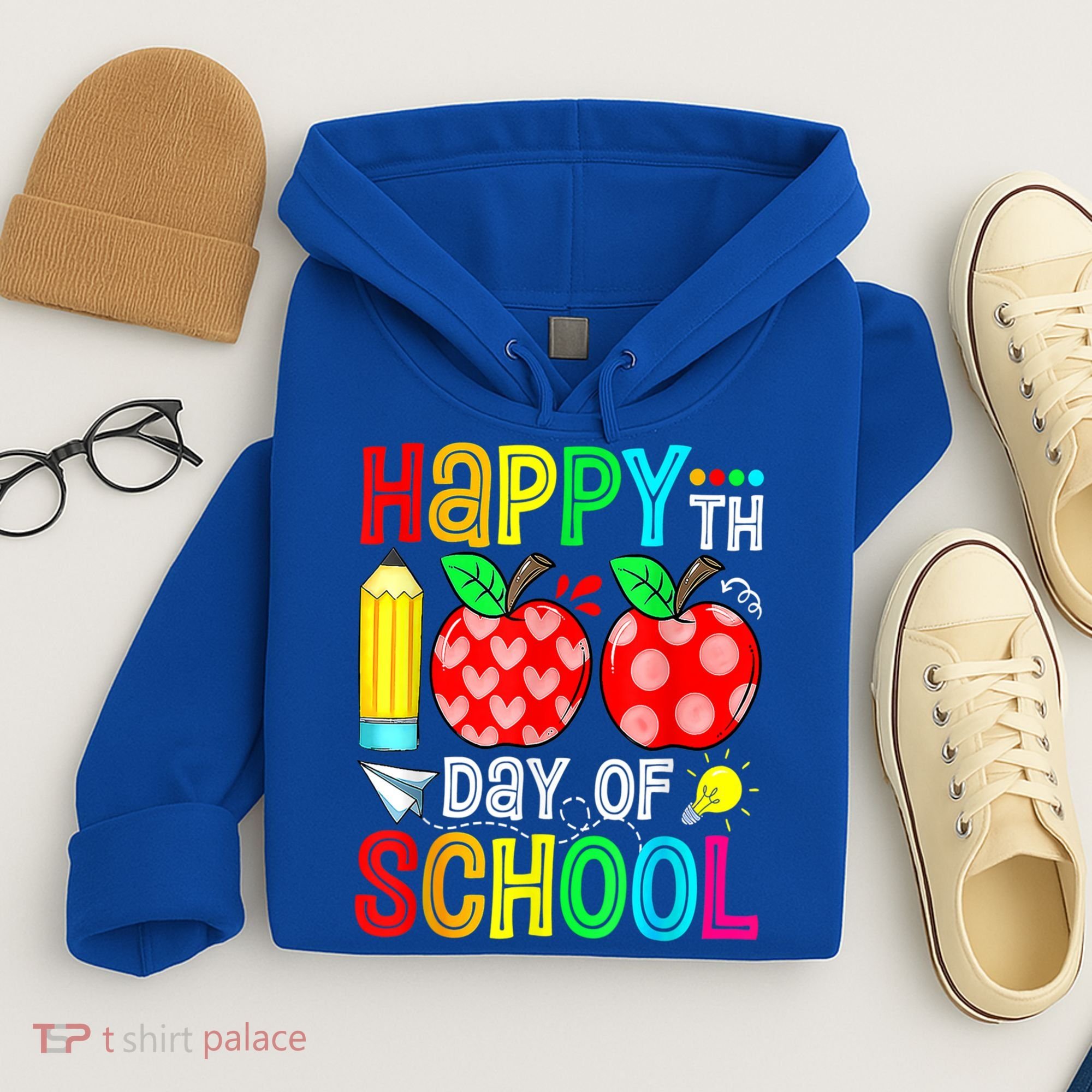 100th Day Of School Teachers Costume 100 Days Students Gift Hoodie