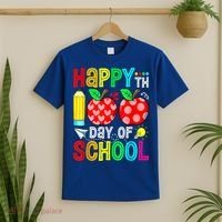 100th Day Of School Teachers Costume 100 Days Students Gift T-Shirt thumb 2