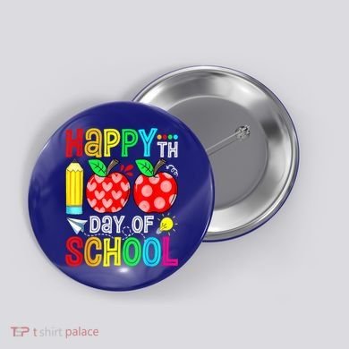 100th Day Of School Teachers Costume 100 Days Students Gift Button
