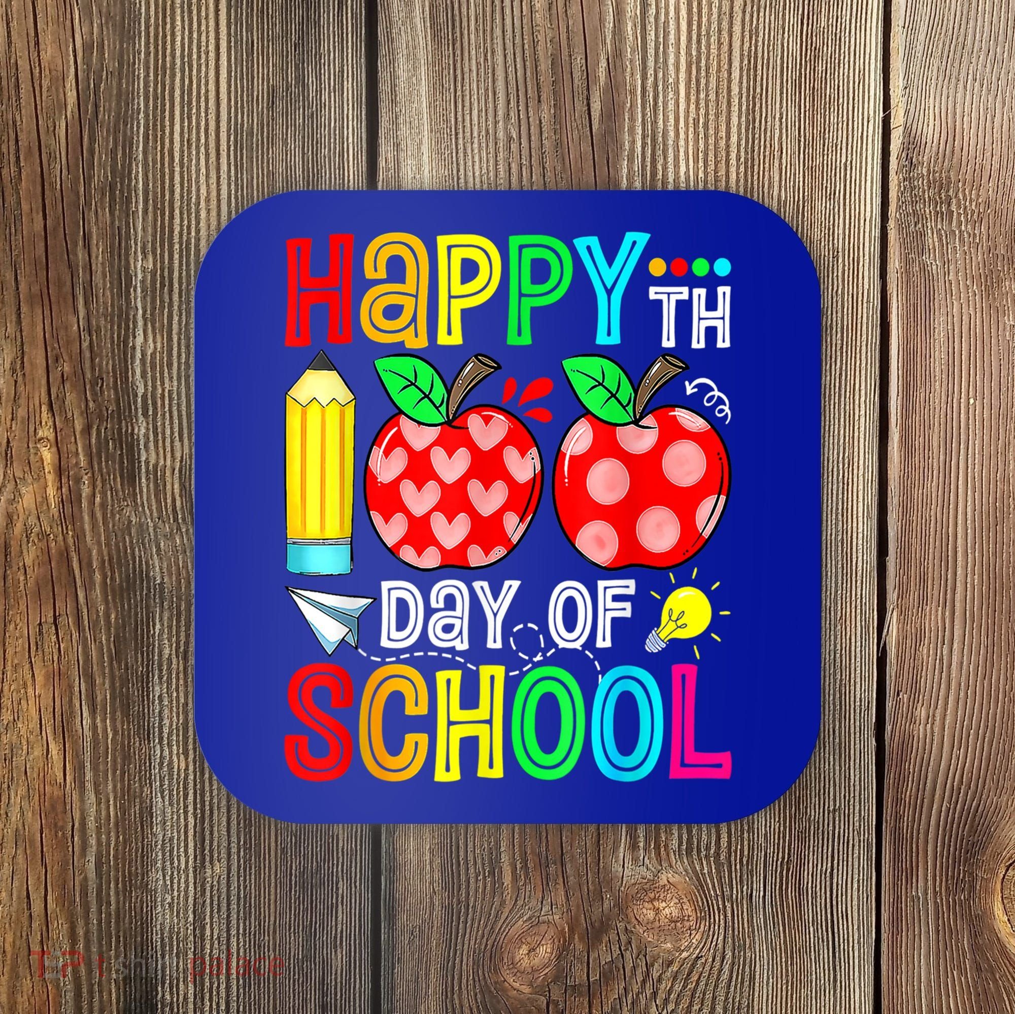 100th Day Of School Teachers Costume 100 Days Students Gift Coaster