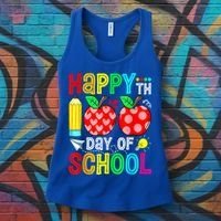 100th Day Of School Teachers Costume 100 Days Students Gift Women's Tank Top thumb 3