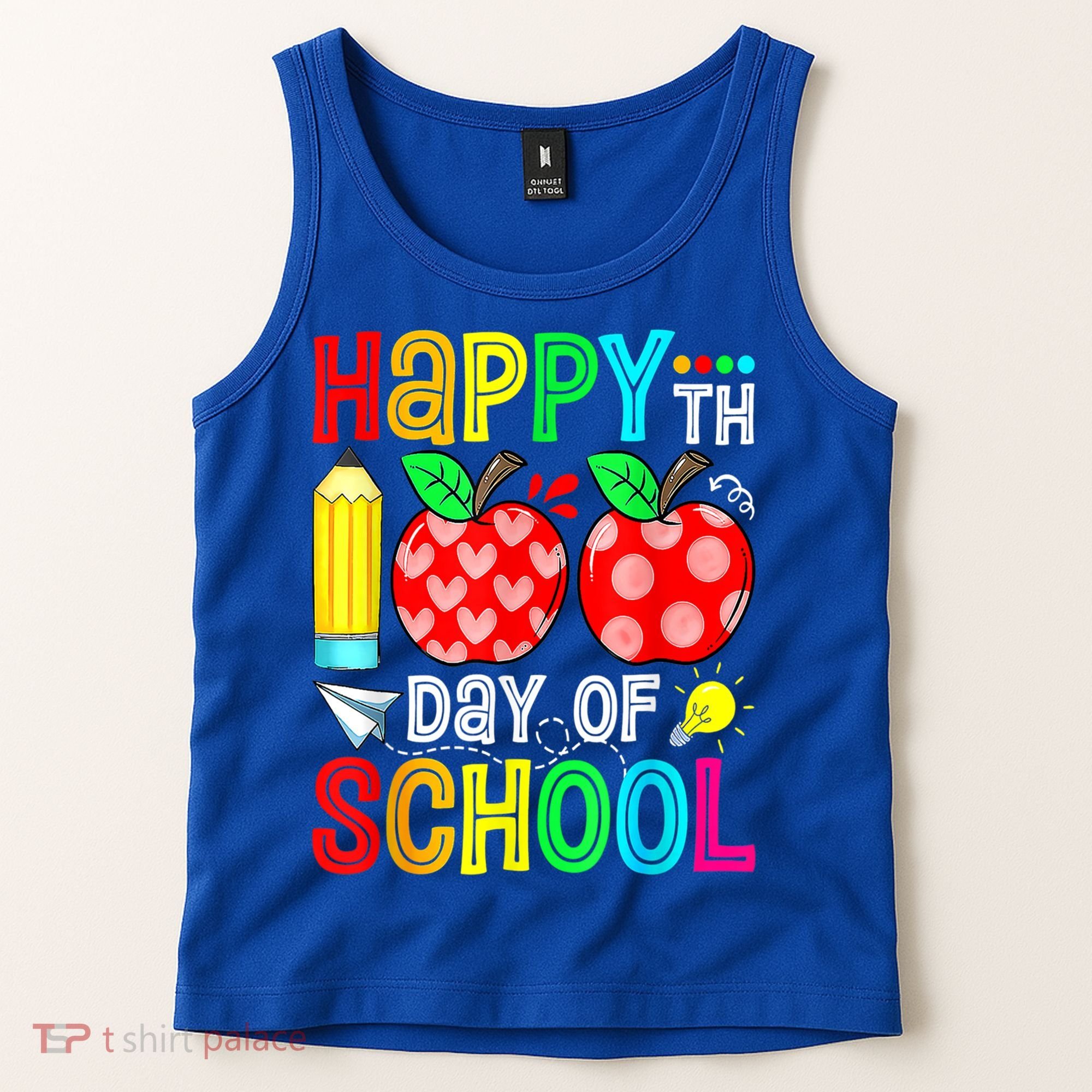 100th Day Of School Teachers Costume 100 Days Students Gift Tank Top