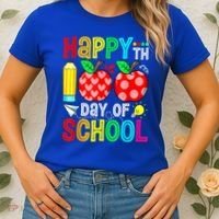 100th Day Of School Teachers Costume 100 Days Students Gift Women's T-Shirt thumb 2