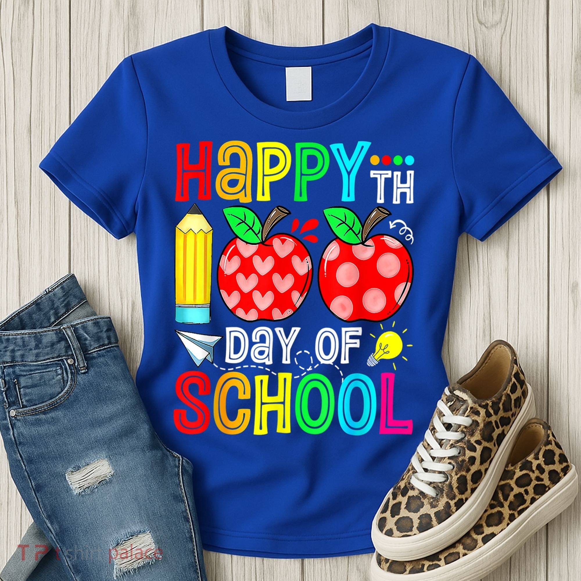 100th Day Of School Teachers Costume 100 Days Students Gift Women's T-Shirt