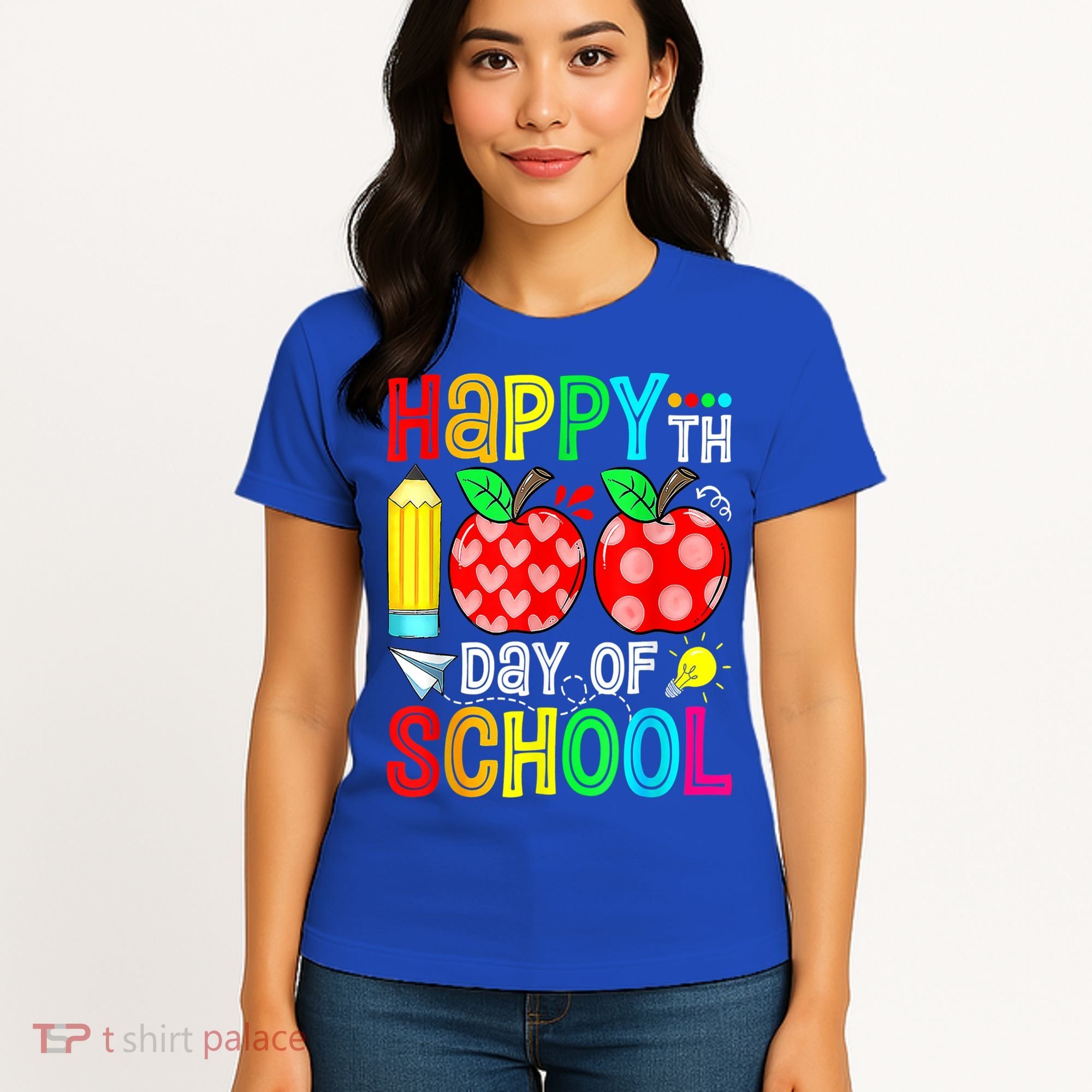 100th Day Of School Teachers Costume 100 Days Students Gift Women's T-Shirt
