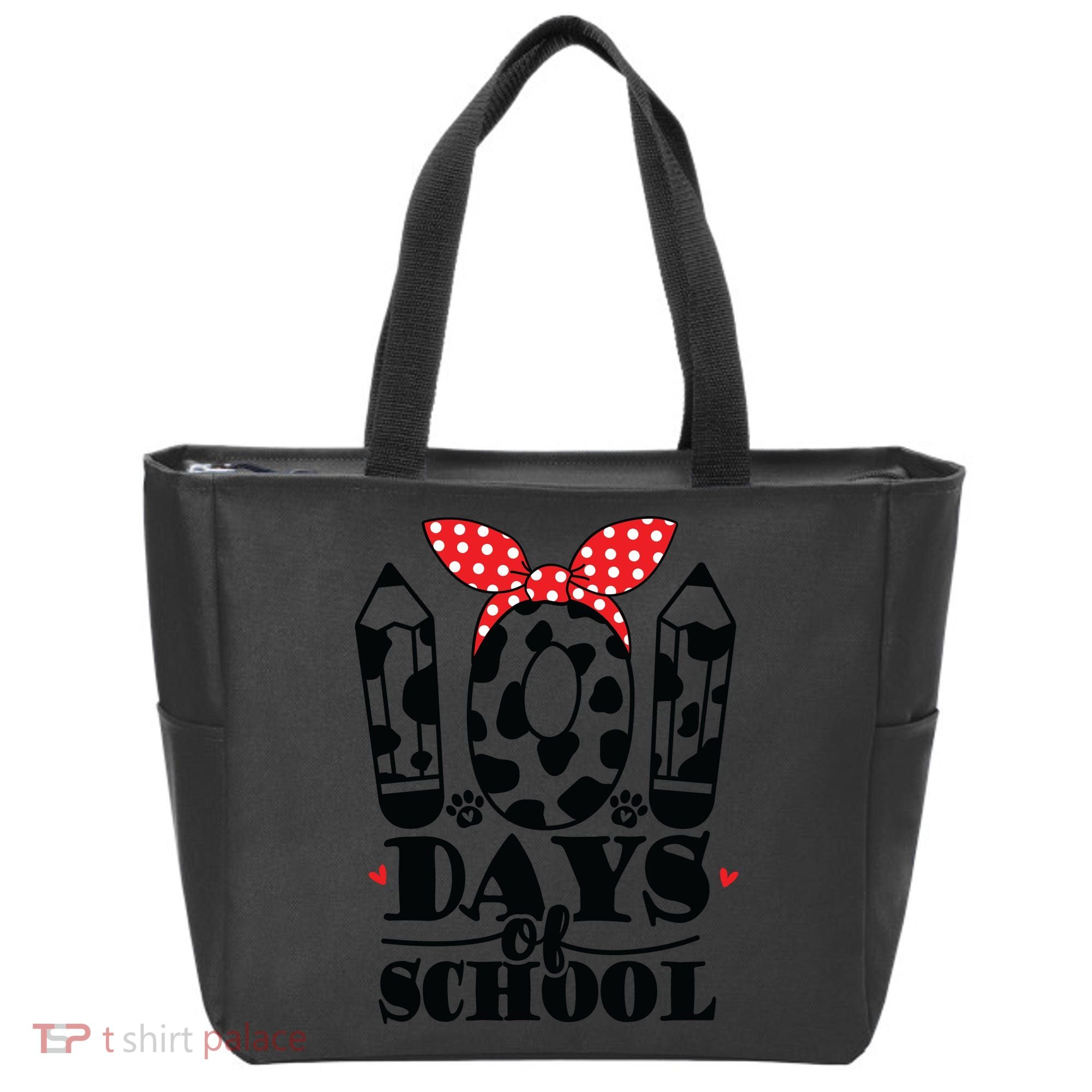 101 Days Of School Dalmatian Logo Cute Tote Bag