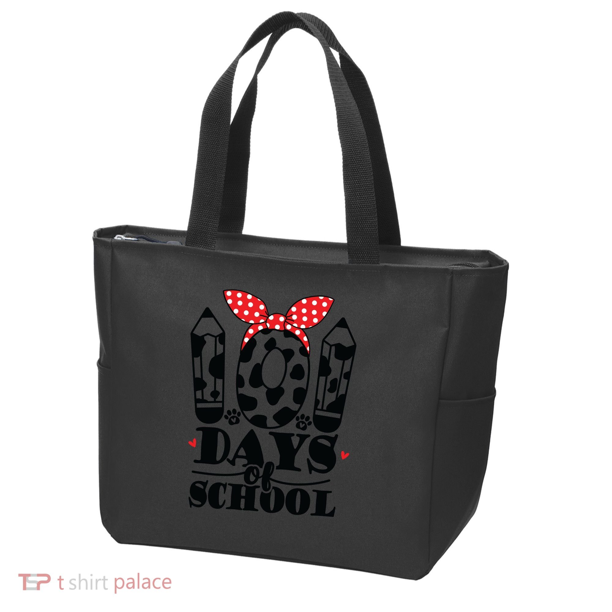 101 Days Of School Dalmatian Logo Cute Tote Bag