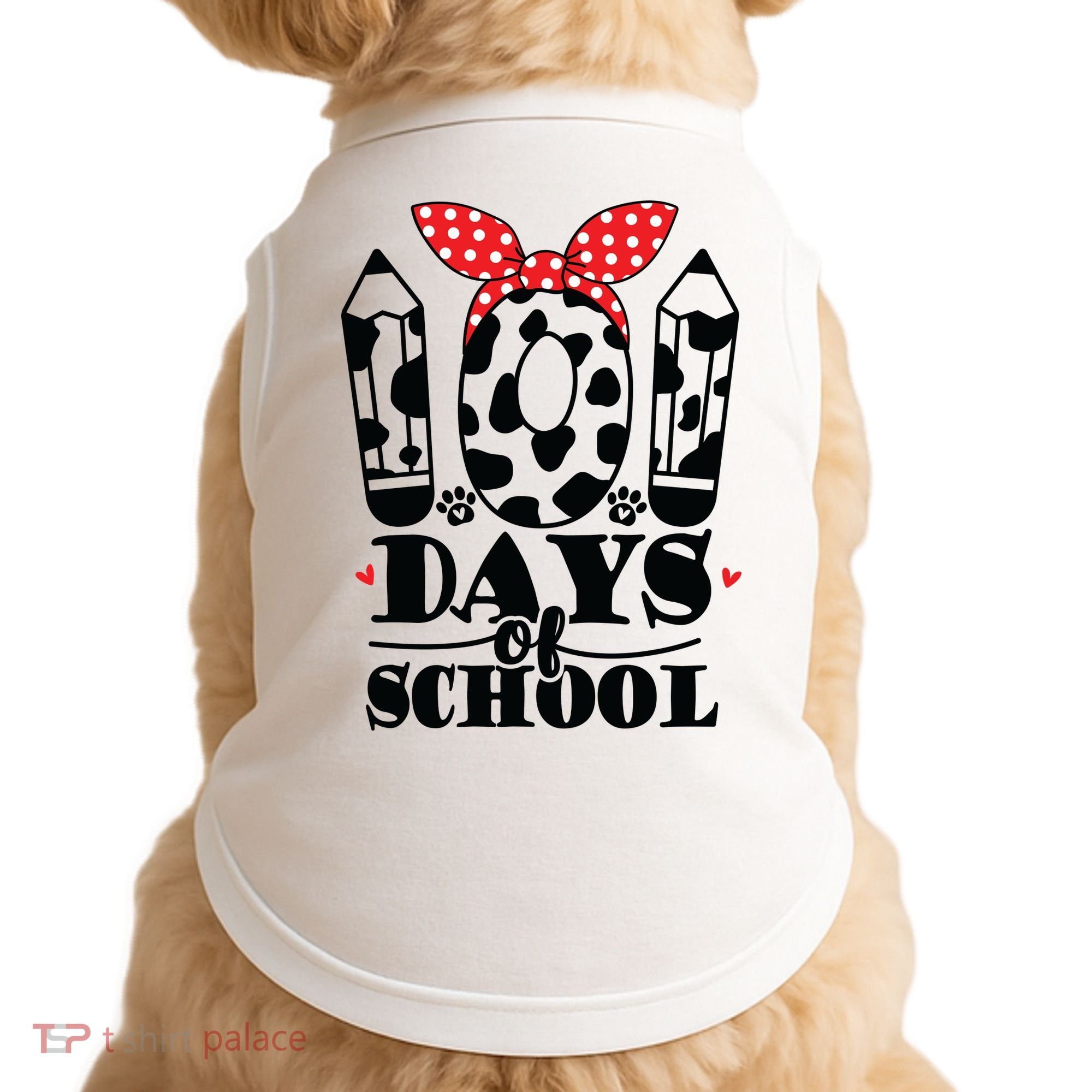101 Days Of School Dalmatian Logo Cute Doggie Tank