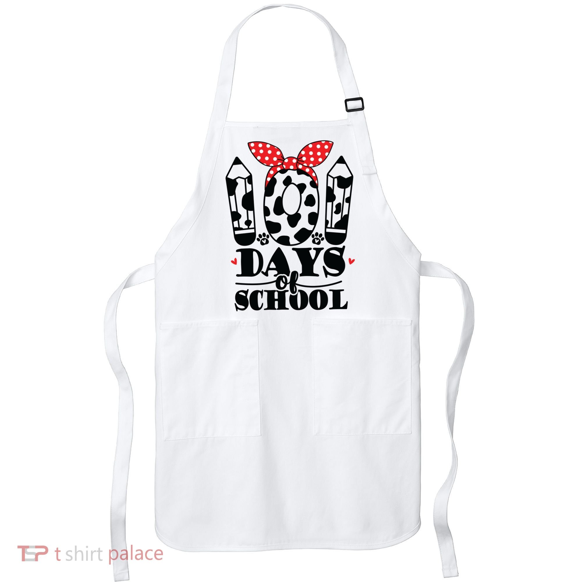 101 Days Of School Dalmatian Logo Cute Apron