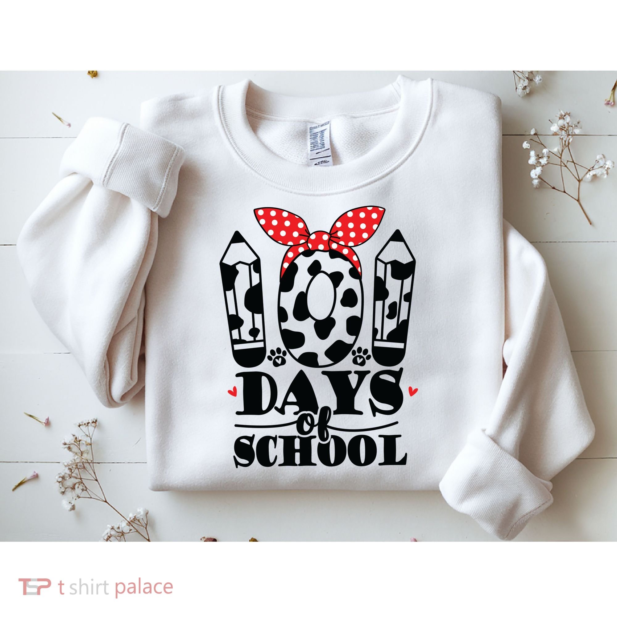 101 Days Of School Dalmatian Logo Cute Sweatshirt