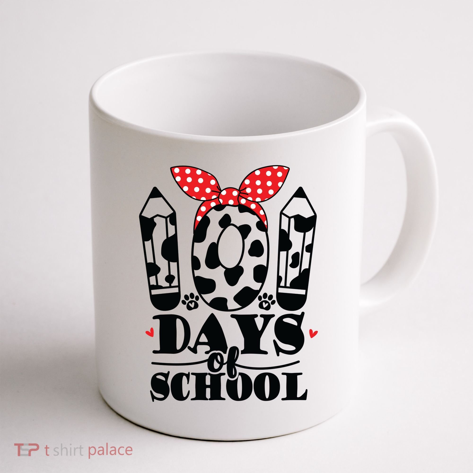 101 Days Of School Dalmatian Logo Cute Coffee Mug