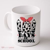 101 Days Of School Dalmatian Logo Cute Coffee Mug thumb 0
