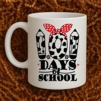 101 Days Of School Dalmatian Logo Cute Coffee Mug thumb 2