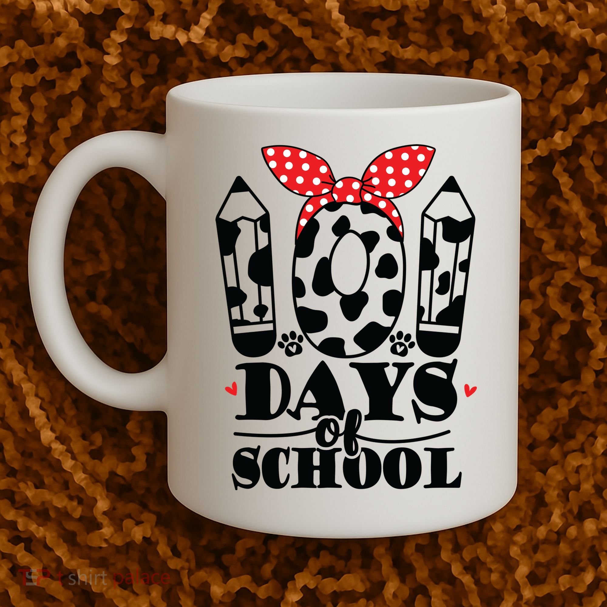 101 Days Of School Dalmatian Logo Cute Coffee Mug