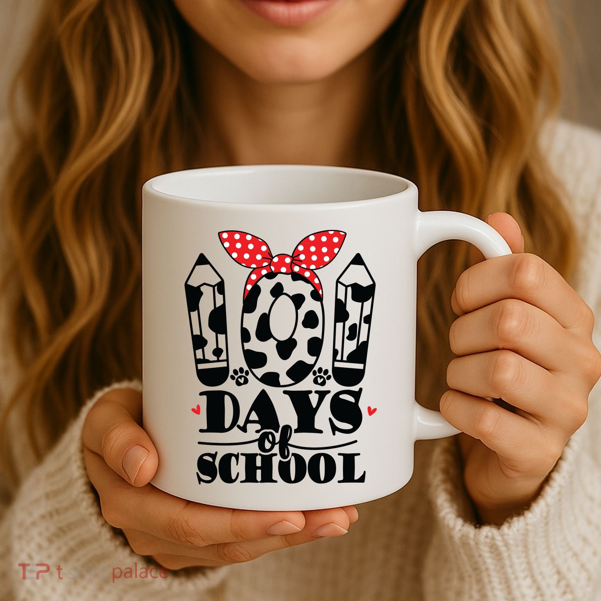 101 Days Of School Dalmatian Logo Cute Coffee Mug