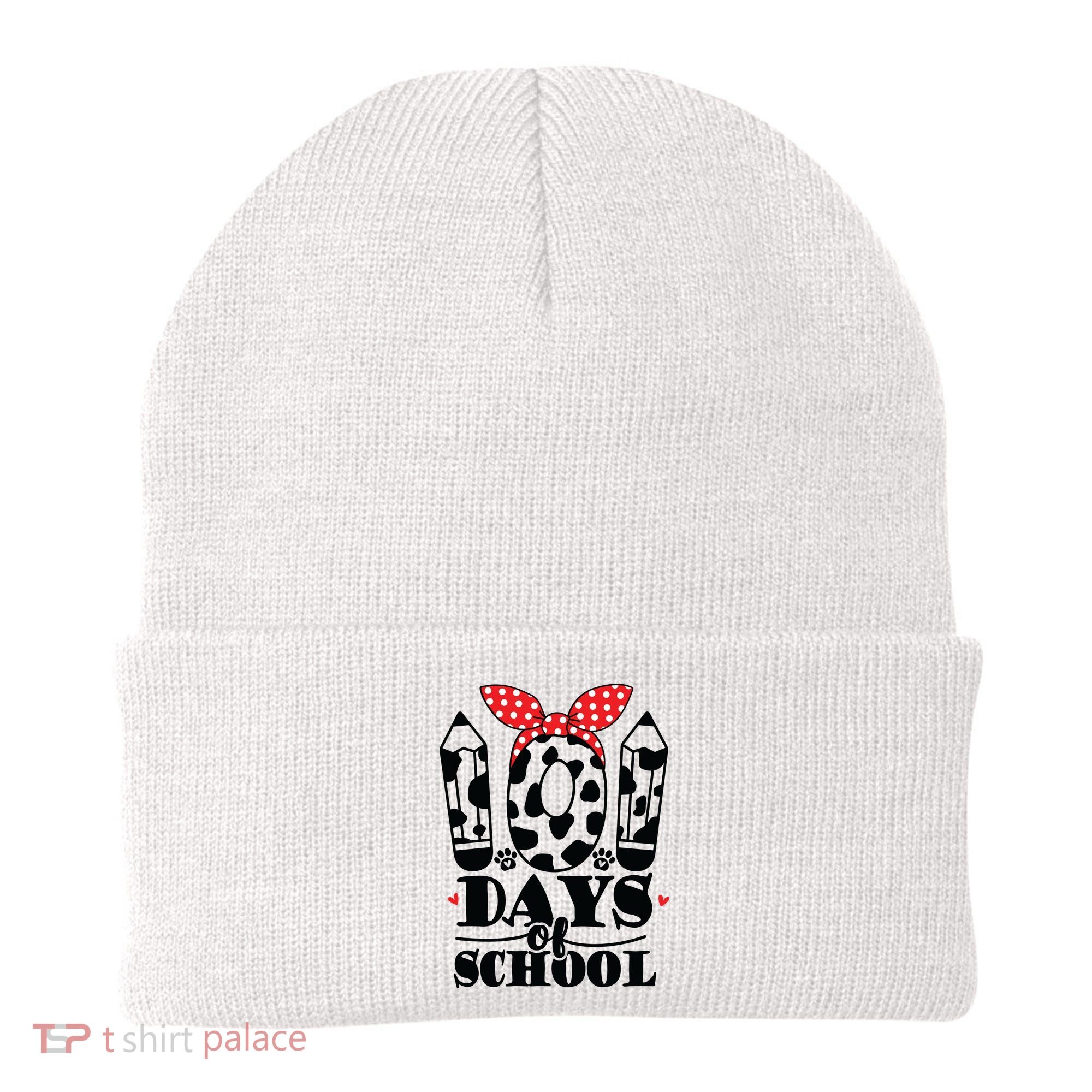 101 Days Of School Dalmatian Logo Cute Beanie