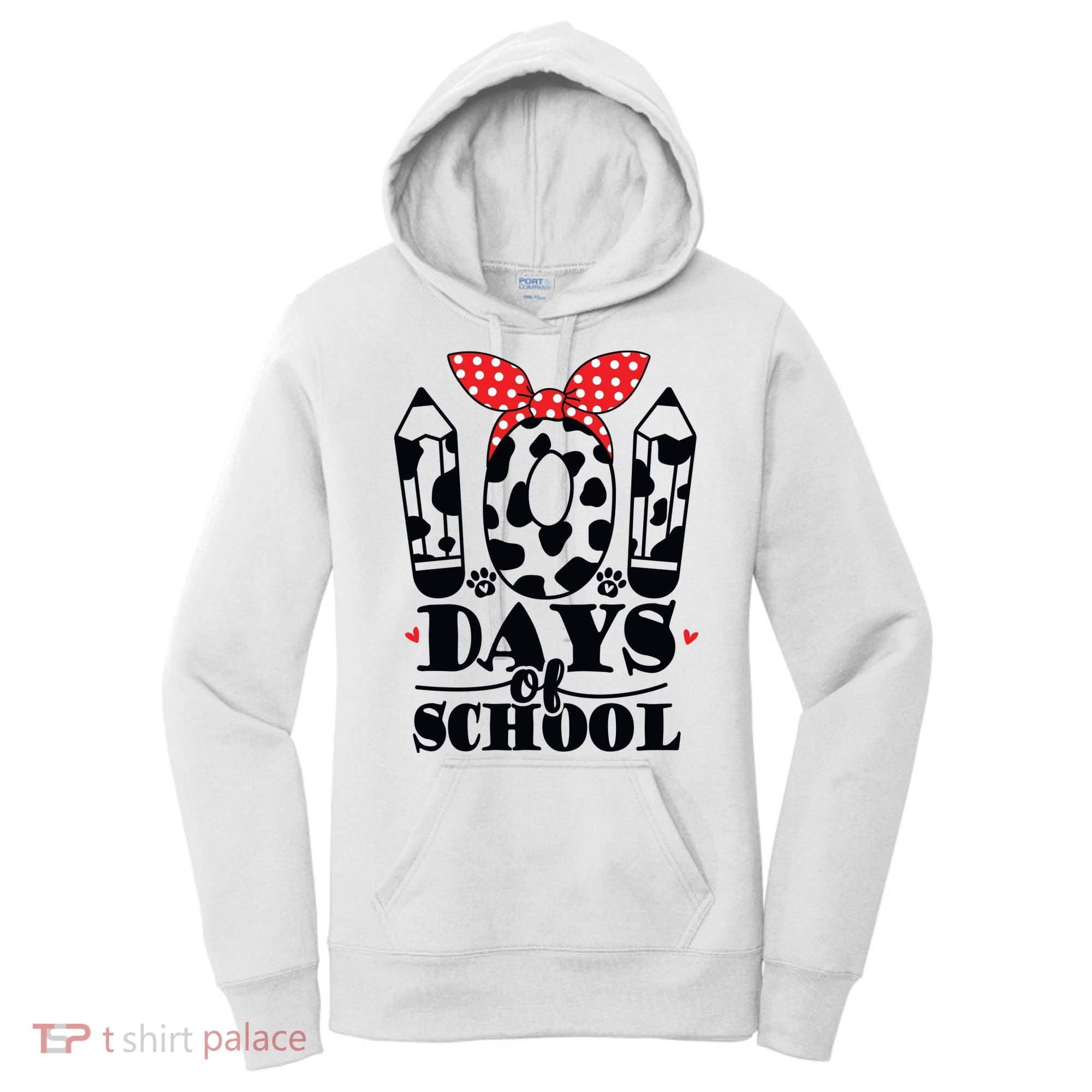 101 Days Of School Dalmatian Logo Cute Women's Hoodie