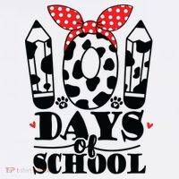 101 Days Of School Dalmatian Logo Cute Women's Hoodie thumb 2