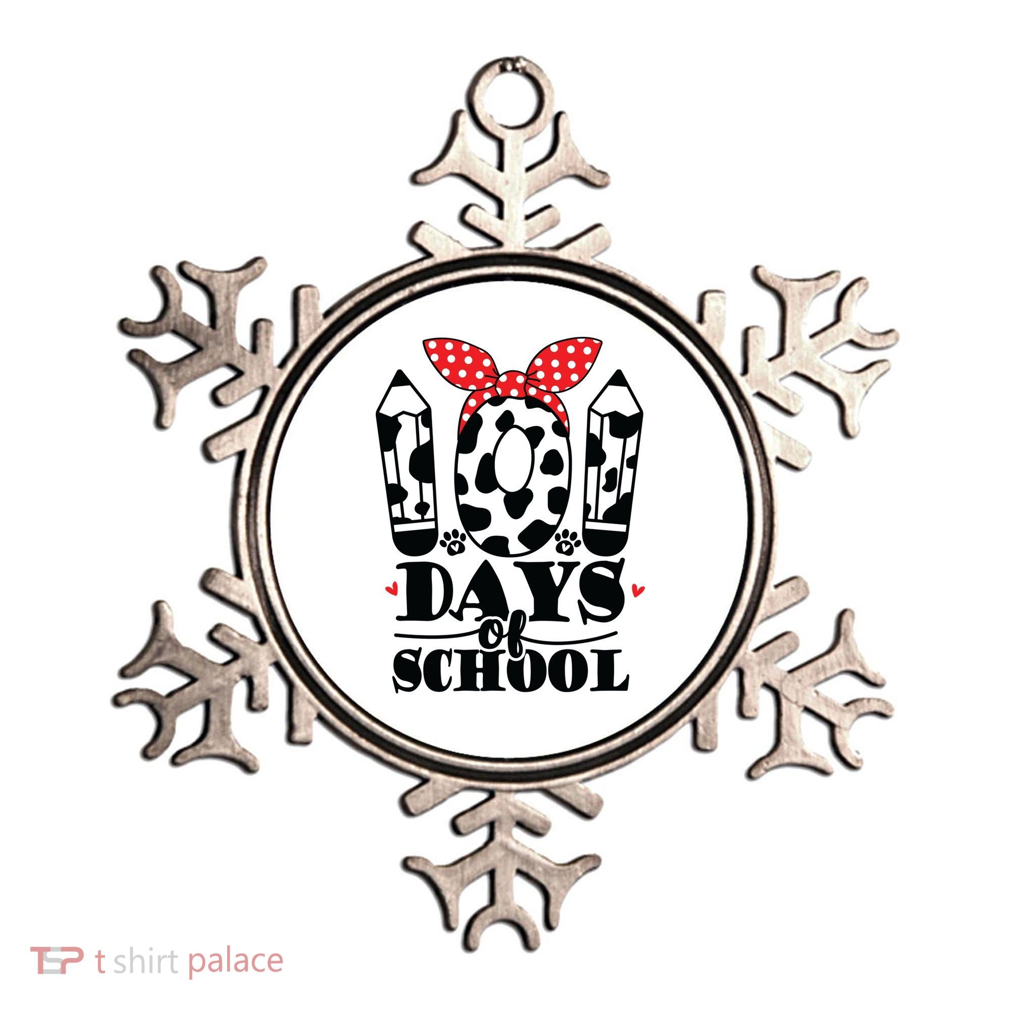 101 Days Of School Dalmatian Logo Cute Ornament