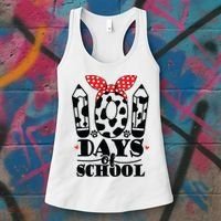 101 Days Of School Dalmatian Logo Cute Women's Tank Top thumb 3
