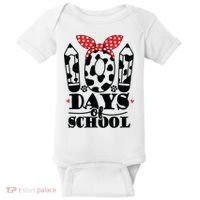 101 Days Of School Dalmatian Logo Cute Baby Bodysuit thumb 0