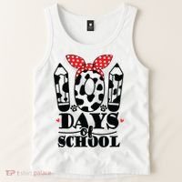 101 Days Of School Dalmatian Logo Cute Tank Top thumb 2